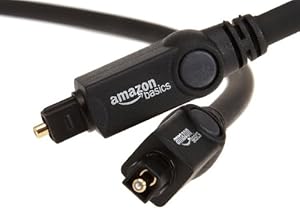 Amazonベーシック TOS-Link(トスリンク) デジタルオーディオ オプティカルケーブル 1.8m