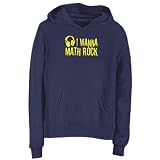 Sweatshirt Woman Navy Blue  I Wanna Math Rock  Music