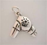 925 Silver HAIR BLOW DRYER CHARM Cute