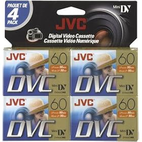 Click here to buy Jvc Mdv60Du4 Mini Digital Video Cassette (4-Pk) by JVC.