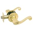 Scroll Lever Entry Lockset - Polished Brass - Set of 1