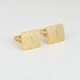 Gold Rectangular fashion cufflinks Y&G Cufflinks C7065