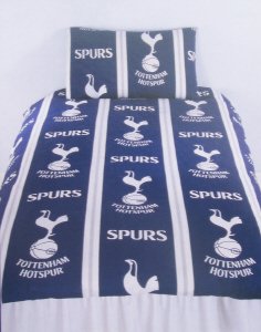 Childrens Toyshop  Kitchen & Housewares : Tottenham Hotspur Fc Single Duvet and Pillowcase Bed Set