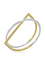 Uncommon Matters Pulsera plata bañada en oro 18 ct