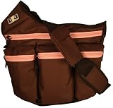 Diaper Dude Diaper Bag - Brown/ Pink
