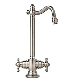 IMAGE OF Annapolis Two Handle Bar Faucet with Cross Handle Finish: Distressed Antique Brass