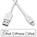 Aduro - Apple Certified/MFi - (10 Feet, 3 Meters) USB to Lightning Charge & Sync Cable fits all Apple Devices with Lightning Connector [Lifetime Warranty] (White)