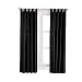 Casual Home Tab-Top Window Panel - Black