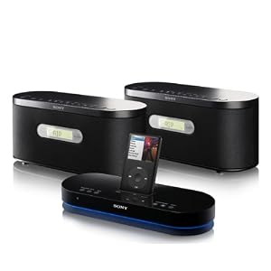 Sony S-AIRPLAY Digital Wireless Speaker System for iPod (Black)