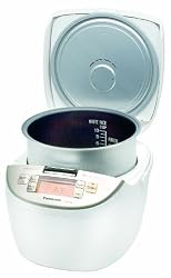 Panasonic SR-MS102 Fuzzy-Logic 5-Cup Rice Cooker, White