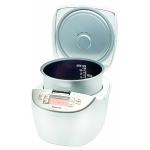 Panasonic SR-MS102 Fuzzy-Logic 5-Cup Rice Cooker, White