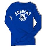 Los Angeles Dodgers Women's Long Sleeve Crew Neck T-shirt by 5th & Ocean