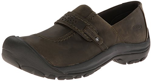 KEEN Women's Kaci Full Grain Slip On Shoe,Burnt Olive,7 M US