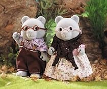 Sylvanian Families Grey Bear Grandparents
