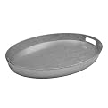 Oval Tray - Silver