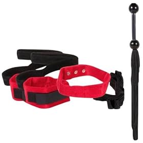 Sportsheets - Kit 'Esclaves de l'amour' - Rouge et Noir