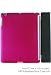 IGg Rubberized ABS Enhancer Snap On Back Case For iPad 2 – Magenta (Compatible with Smart Cover) (Free HandHelditems Sketch Universal Stylus Pen)