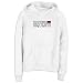 Sweatshirt Woman White Elegant Flag 