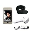 (7 Color Options) 5 in 1 iPod Touch 8gb, 16gb, 32gb, 64gb 2nd Gen, 3rd Gen silicone case package + home / car charger, USB cable, armband, screen protector
