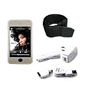 (7 Color Options) 5 in 1 iPod Touch 8gb, 16gb, 32gb, 64gb 2nd Gen, 3rd Gen silicone case package + home / car charger, USB cable, armband, screen protector