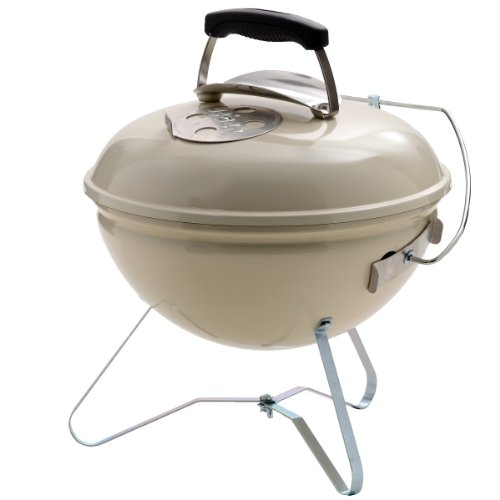 Weber 1125004 Smokey Joe Premium Barbecue à Charbon Blanc Ivoire 37 cm