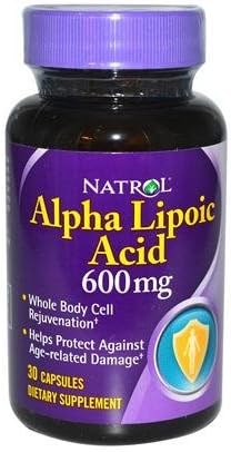 Brain Vitality & Anti-Aging Alpha Lipoic Acid 600 mg 30 capsules(pack of 2)