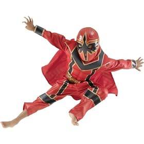 Power Rangers tm Mystic Force tm Muscle Chest Costume Red Size Small age 3-4 years