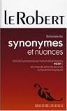 Revue Editions Le Robert  / Dictionnaire des synonymes et nuances