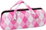 PR86-SC Cute Argyle Pattern Handbag Style Hard Sunglasses/ Eyeglasses Case- 4 Designer Colors Pink/One Size PR86-SC Cute Argyle Pattern Handbag Style Hard Sunglasses/ Eyeglasses Case- 4 Designer Colors Pink/One Size