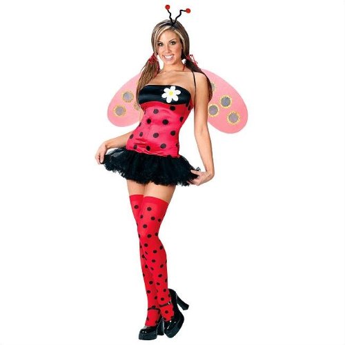 Fantasy Lady Bug Sexy Adult Costume