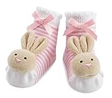 マッドパイ ガラガラソックス バニー ピンク  0-12ヶ月  #91542102B