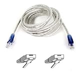 Belkin 7FT RJ11M/RJ11M 100Mbps Snagless Hi-Speed Internet Modem Snagless Cable (Ice)
