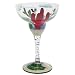 Lolita Margarita Glasses Red Cactus