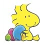 Baby Woodstock's Easter Eggs (Baby Snoopy)