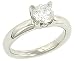 Solitaire Engagement Ring with Accents .05cttw (CZ ctr