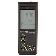 Hanna Instruments HI 931101N Salinity and Sodium Content Measurement Meter, 2.3 g/L to 23.0 g/L Range