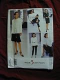 Vogue 5 Easy Pieces Sewing Pattern 1625 Size 20-22-24