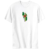 T-Shirt White  Dominica Map Color  Country