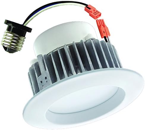 VOID LED Lighting ER4-2700K 9-watt 4-Inch Dimmable Retrofit LED Recessed Lighting Fixture Kit with 2700K Warm White Led Ceiling Light and Damp Location Rated