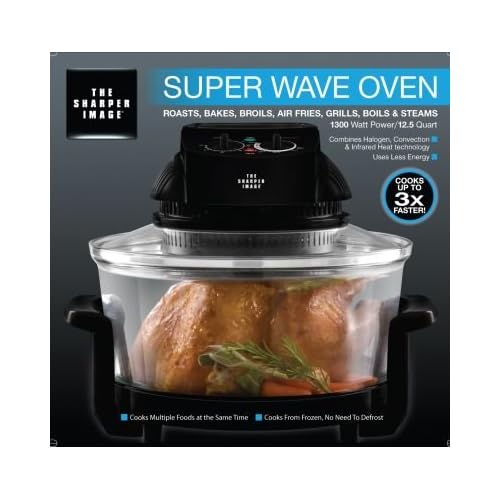 The Sharper Image Super Wave OVEN 1300Watt 121/2 Qt eBay