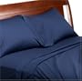 Martex 300-Thread-Count Twin Flat Sheet, Navy