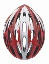 Giro Eclipse Bike Helmet (Red/white, Medium)