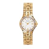 Bulova Ladies Gold-Tone Diamond Watch #98R73 by Bulova