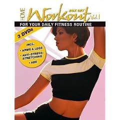 Home Workout Vol. 1 for your daily fitness routine(3 DVD's) Box Set by 