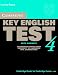 Book Cambridge Key English Test 4 Self Study Pack (KET Practice Tests)