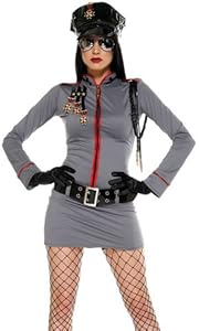 Forplay Women's General Glam Adult Sized Costumes, Grey, Small/Medium