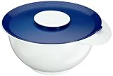 Produkt-Bild: EMSA SUPERLINE 2154451200 R&uuml;hrtopf mit Deckel, 4,5 L, we&szlig;/blau