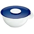 EMSA SUPERLINE 2154451200 R�hrtopf mit Deckel, 4,5 L, we�/blau