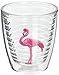 Tervis Flamingo Tumbler with Emblem 12oz, Clear