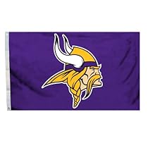 NFL Minnesota Vikings Logo Flag, 3 x 5-Feet
